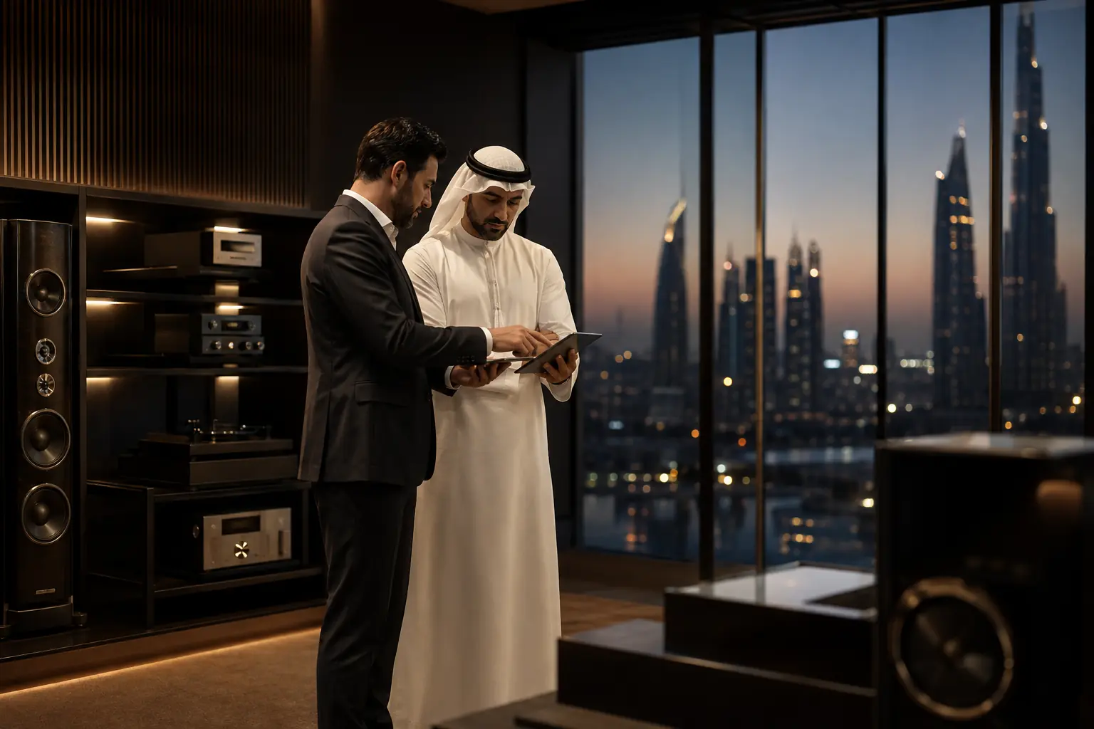 MUVON high-end audio dealer partnership and regional distribution in Dubai